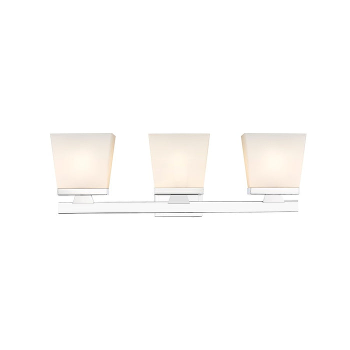 Z-Lite Astor 3 Light Vanity, Chrome/Etched Opal
