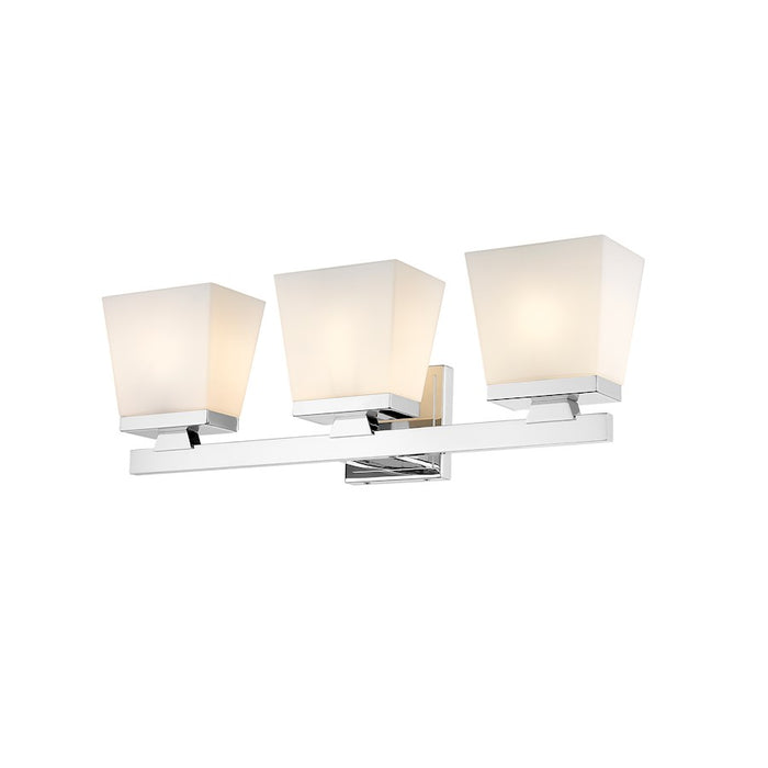 Z-Lite Astor 3 Light Vanity, Chrome/Etched Opal