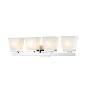 Z-Lite Astor 4 Light Vanity, Chrome/Etched Opal - 1937-4V-CH