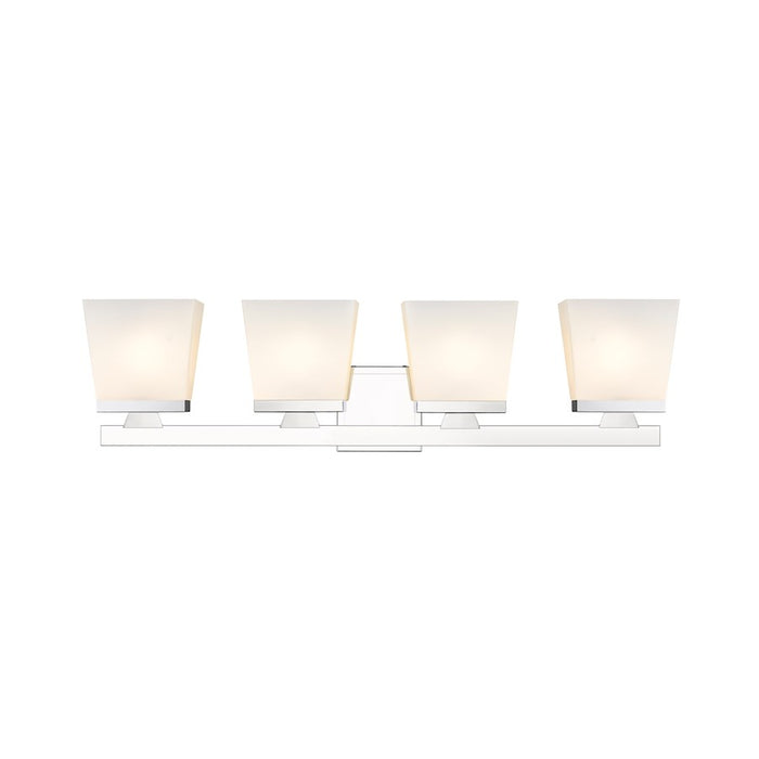Z-Lite Astor 4 Light Vanity, Chrome/Etched Opal