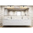 Z-Lite Astor 4 Light Vanity, Matte Black/Etched Opal