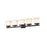 Z-Lite Astor 5 Light Vanity, Matte Black/Etched Opal