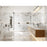 Z-Lite Astor 5 Light Vanity, Matte Black/Etched Opal