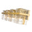 Z-Lite Bennington 4 Light Vanity, Clear
