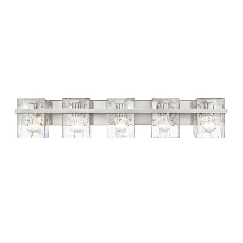 Z-Lite Bennington 5 Light Vanity, Clear