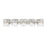 Z-Lite Bennington 5 Light Vanity, Clear