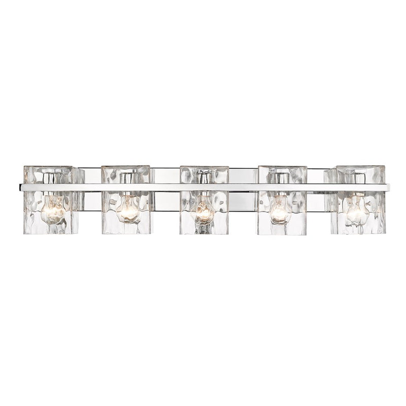Z-Lite Bennington 5 Light Vanity, Clear