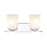 Z-Lite Darcy 2 Light Vanity, Etched Opal
