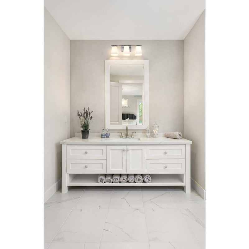 Z-Lite Darcy 3 Light Vanity, Etched Opal