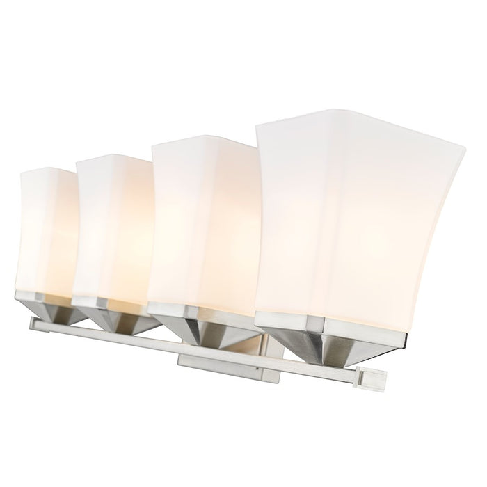 Z-Lite Darcy 4 Light Vanity, Etched Opal