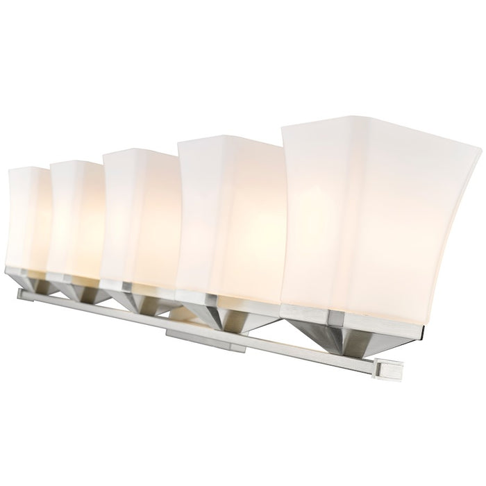 Z-Lite Darcy 5 Light Vanity, Etched Opal