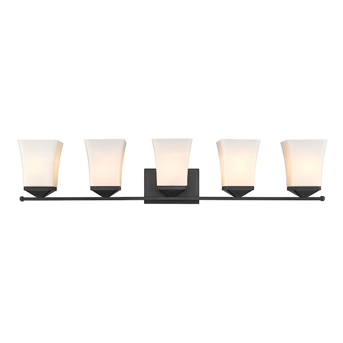 Z-Lite Darcy 5 Light Vanity, Etched Opal