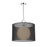 Z-Lite Arosia 1 Light 20" Pendant, Chrome, Black - 194-20BK-C