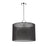 Z-Lite Arosia 1 Light 20" Pendant, Chrome/Black