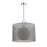 Z-Lite Arosia 1 Light 20" Pendant, Chrome/Gray