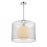 Z-Lite Arosia 1 Light 20" Pendant, Chrome/White