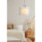 Z-Lite Arosia 1 Light 20" Pendant, Chrome/White