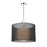 Z-Lite Arosia 1 Light 22.75" Pendant, Chrome, Black - 194-24BK-C