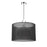 Z-Lite Arosia 1 Light 22.75" Pendant, Chrome/Black