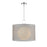 Z-Lite Arosia 1 Light 22.75" Pendant, Chrome/Gray