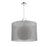 Z-Lite Arosia 1 Light 22.75" Pendant, Chrome/Gray