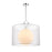 Z-Lite Arosia 1 Light 22.75" Pendant, Chrome, White - 194-24W-C