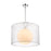 Z-Lite Arosia 1 Light 22.75" Pendant, Chrome/White