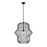 Z-Lite Orsay 1 Light Pendant, Matte Black/Clear