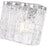 Z-Lite Glacier 1 Light Wall Sconce, Chrome/Clear