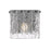 Z-Lite Glacier 1 Light Wall Sconce, Matte Black/Clear