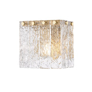 Z-Lite Glacier 1 Light Wall Sconce, Modern Gold/Clear - 1943-1S-MGLD