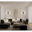 Z-Lite Glacier 2 Light Wall Sconce, Matte Black/Clear