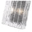 Z-Lite Glacier 2 Light Wall Sconce, Matte Black/Clear