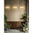 Z-Lite Glacier 2 Light Wall Sconce, Modern Gold/Clear