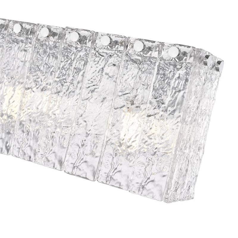Z-Lite Glacier 2 Light Vanity, Chrome/Clear