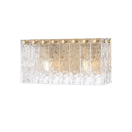 Z-Lite Glacier 2 Light Vanity, Modern Gold/Clear - 1943-2V-MGLD