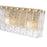 Z-Lite Glacier 2 Light Vanity, Modern Gold/Clear