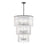 Z-Lite Glacier 12 Light Chandelier, Matte Black/Clear - 1943-36MB