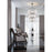 Z-Lite Glacier 12 Light Chandelier, Matte Black/Clear