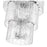 Z-Lite Glacier 12 Light Chandelier, Matte Black/Clear