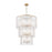 Z-Lite Glacier 12 Light Chandelier, Modern Gold/Clear
