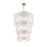 Z-Lite Glacier 12 Light Chandelier, Modern Gold/Clear