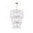 Z-Lite Glacier 12 Light Chandelier, Modern Gold/Clear