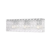 Z-Lite Glacier 3 Light Vanity, Chrome/Clear - 1943-3V-CH