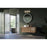 Z-Lite Glacier 3 Light Vanity, Matte Black/Clear