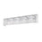 Z-Lite Glacier 5 Light Vanity, Chrome/Clear