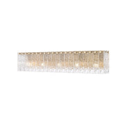 Z-Lite Glacier 5 Light Vanity, Modern Gold/Clear - 1943-5V-MGLD