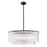 Z-Lite Glacier 12 Light Pendant, Matte Black/Clear - 1943P32-2-MB