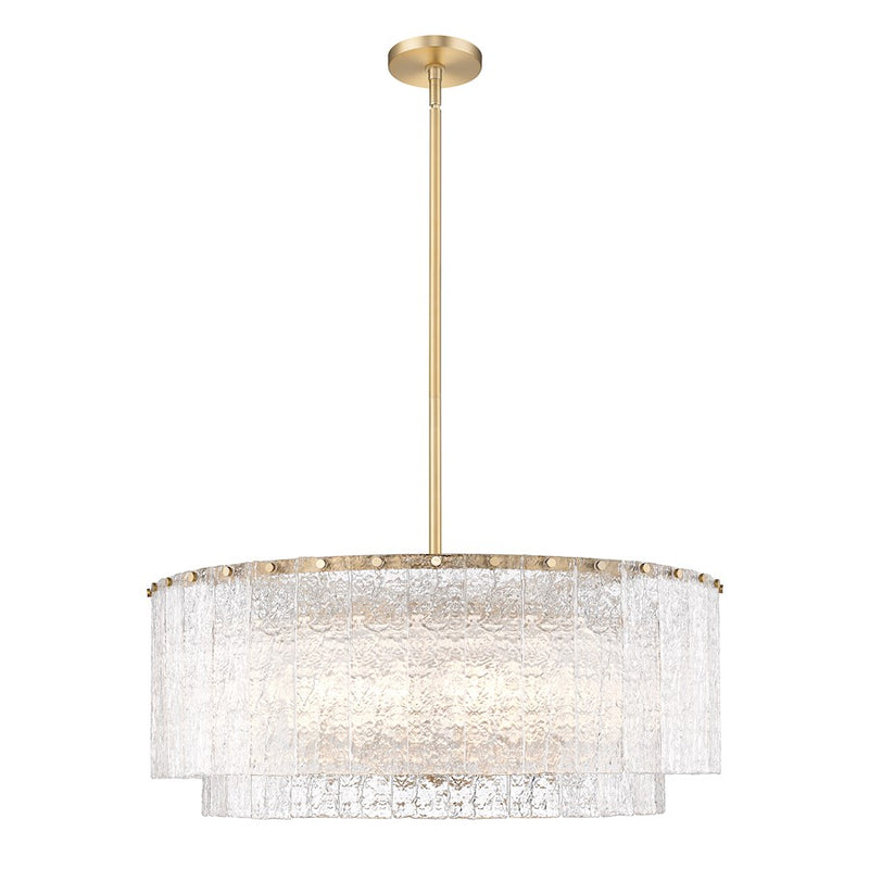 Z-Lite Glacier 12 Light Pendant, Modern Gold/Clear - 1943P32-2-MGLD