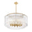Z-Lite Glacier 12 Light Pendant, Modern Gold/Clear